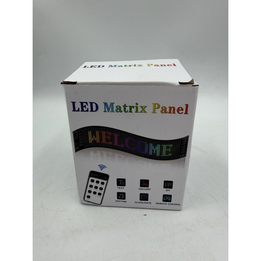 Flexible LED RGB App Control Screen Matrix Panel, 16x64 - Open Box